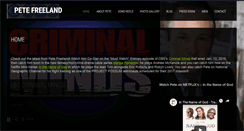 Desktop Screenshot of petefreeland.com
