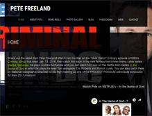 Tablet Screenshot of petefreeland.com